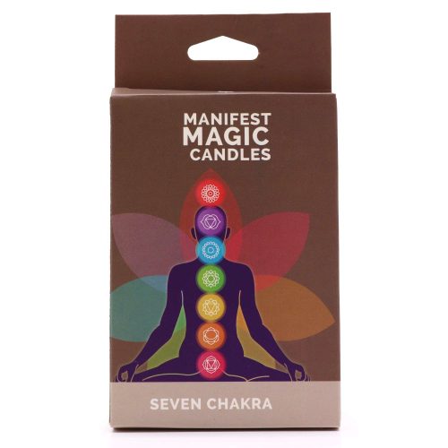 Hét Chakra Manifesztációs Gyertyák (21 darab)